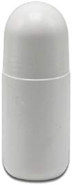4Pcs 50mL Empty Refillable Roll-on Bottle White Plastic Anti-perspirant Roller Bottles Leak-Proof DIY Deodorant Container with Roller Ball