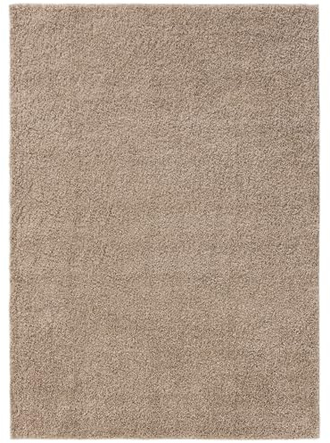 benuta Basic Hochflorteppich Soho - beige 160x230 cm - Kuschelig Weicher Teppich im Minimalistischen Look - Pflegeleicht - Fußbodenheizung Geeignet