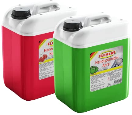 Geschirrspülmittel Konzentrat Spülmittel Handspülmittel Apfel & Kirsche 20 Liter Geschirrreiniger Geschirr Reiniger Kanister
