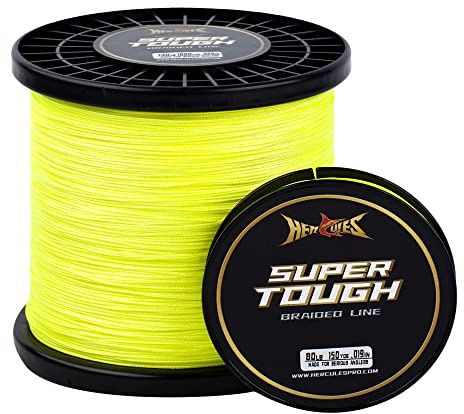 HERCULES Super Tough Geflochtene Angelschnur 4/8 Stränge 150-1000 Yards PE Geflecht Fischschnüre 4lb-160lb Test für Salzwasser Süßwasser
