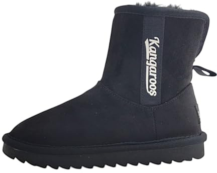 KangaROOS K-UK Soul snöstövel, Jet Black, 11 barn, Kolsvart, 29 EU
