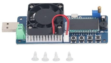 Risegun USB-Akku-Kapazitäts Messer LCD-Display Multi-Schutz-Batterie-Tester-Modul Mit Lüfter Für Ladegeräte Power Banks DC5V 4a