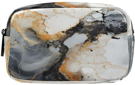 Kunstwerk Aus Weißem Marmor Federmäppchen Federtaschen Mäppchen Große Kapazität Schlamperbox Kosmetik Make-up Tasche für Jungen Mädchen Schule Schüler