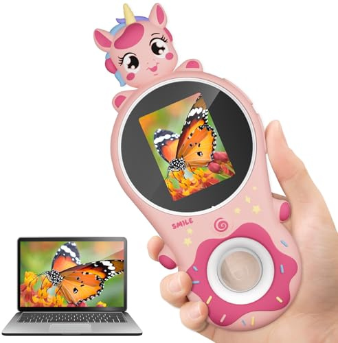 500x Microscopio per bambini digitale portatile - Mini lente di ingrandimento tascabile Miniscopio ottico scientifico educativo per ragazze, ragazzi, laboratorio di studio 5-7 8-12 adolescenti Regalo