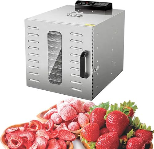 Deshidratador De Alimentos Comercial PequeñO Para El Hogar, 6 U 8 Capas, Secado De Cecina, Carne Y Hierbas, Temporizador Ajustable, Control De Temperatura, Deshidratador Para Hacer Biltong,8Layer-110V