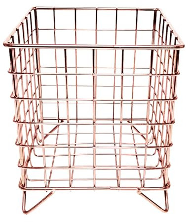 Jubepk Panier de bureau en métal anti-humidité, panier à dosettes de café