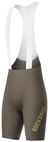 ROCKBROS Radlerhose mit Träger Gepolstert, Bib Shorts Herren, Fahrradhose Kurz, Atmungsaktive schnelltrocknende Radsport Trägerhosen für Rennrad & MTB