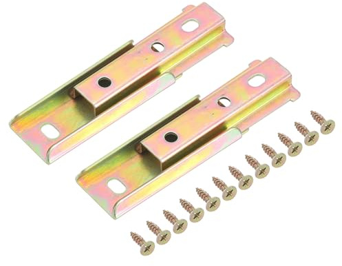 QUARKZMAN 2 Stück Sofa Verbindungsstück Möbelverbinder Riegel 95mm Zink | Schieber Bett, robuste Metallverbindung Verriegelung Verbindungsstück Halterung