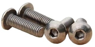 Socket Column Head, 20PCS M5x6/8/10/12/15/20/25/30/35/50mm Pure Titanium Hexagon Socket Column Head(M5X50 20PCS)