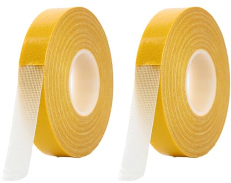 SANTUO Ruban d'ourlet thermocollant double face - 1 cm x 10 m - Pour raccourcir les pantalons et les rideaux - Sans couture - Forte adhérence et lavable - Pour vêtements, jeans, tissus