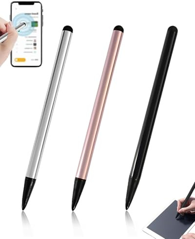 UYRVAPE 3 pièces stylets universels capacitifs pour écran tactile, stylets pour toutes les tablettes, stylet pour écran tactile, pour iPhone iPad Pro Mini Galaxy Surface Huawei Lenovo etc
