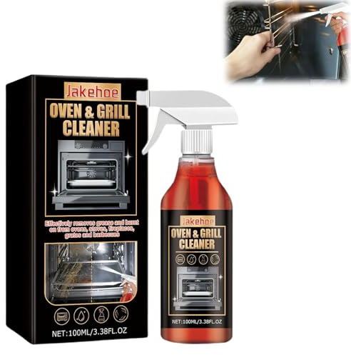 Jakehoe Oven and Grill Cleaner, 2026 New Oven and Grill Cleaner Spray, For Oven and Grill Cleaning Spray,Stainless Steel Cleaner & Degreaser,Multiple Uses (1)