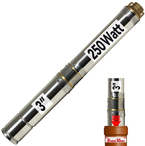 3 POMPA PER POZZI - POMPA SOMMERSA PER POZZI - POMPA PER POZZO pompa sommersa per pozzi - pompa summergibile - pompa a immersione (3 Pompa per pozzi 250-7)