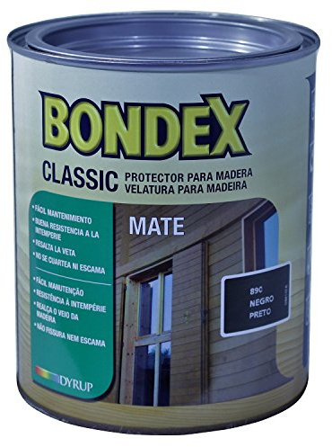 Bondex 4385 Barniz, Negro, 750 ml