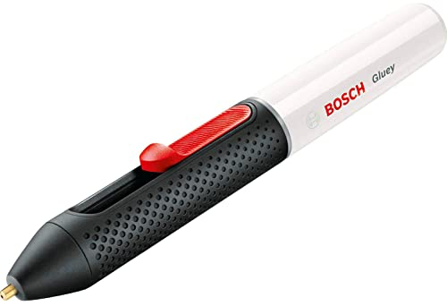 Bosch Home and Garden Adesivo a caldo Gluey Marshmallow a batteria con 20 bastoncini di colla, marshmallow, in scatola di cartone