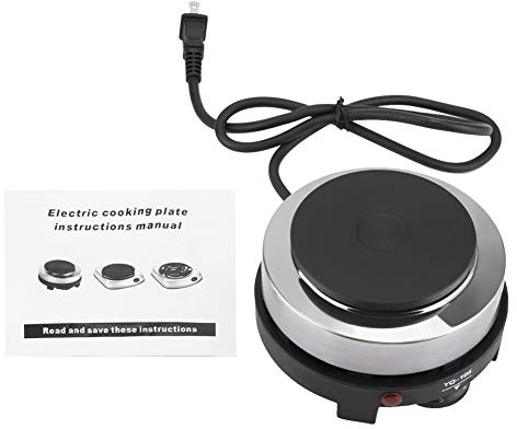 Small 500W electric hot plate, 4in ceramic glass burner