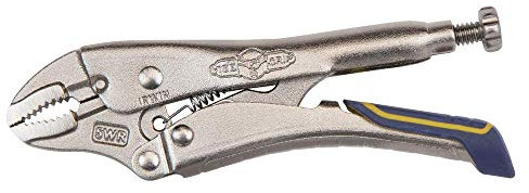 IRWIN Vise-Grip Locking Pliers, Fast Release Curved Jaw with Wire Cutter, 5-Inch (IRHT82581)