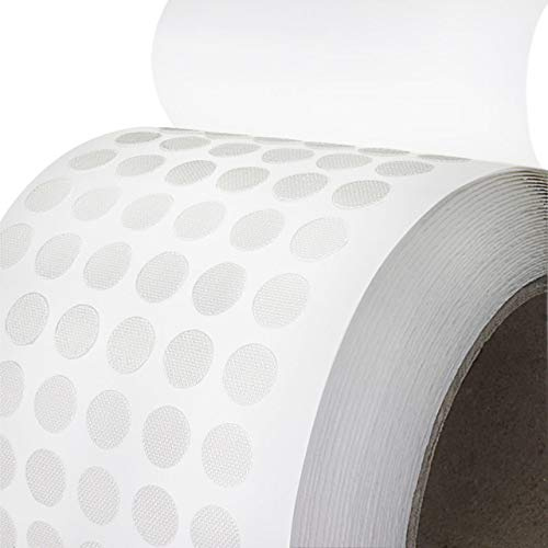 KLEBESHOP24 Gewebeklebepunkte doppelseitig ablösbar, 10 mm, 60 Stück