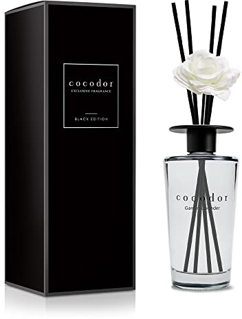 COCODOR Schwarze Edition Diffusor/Garten Lavendel/500ml/Raumduft, Duftöldiffusoren, Duftstäbchen, Wohnaccessoires & Deko, Aromatherapie