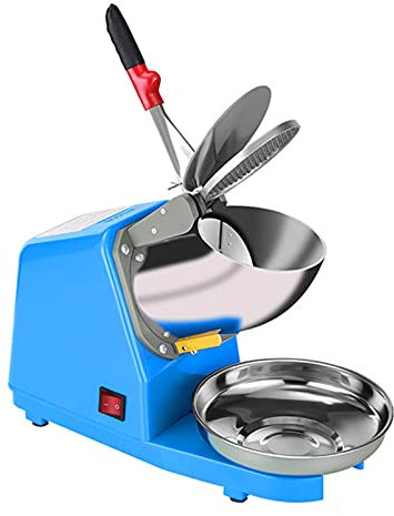 Macchina per Il Ghiaccio Elettrico Ice Crusher Commerciale E Commerciale 380 Watt Ad Alta Potenza Macchina per Il Ghiaccio Sabbia Doppia Lama Doppia Copertura