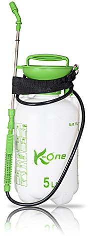 K-One 5L Garden Pump Action Pressure Sprayer For Water Fertilizers Pesticides Weed Killer Pressure Relief Valve