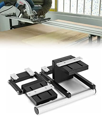 GZGLZDQ Accesorios para Levantar el Riel Sierra de Mesa DIY, Elevar el Riel Sierra Circular Eléctrica Accesorios para Trabajar Madera, Accesorios para Levantar el Riel de la Canaleta T-Track