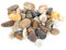 Logbuch-Verlag 1 kg Dekosteine in Natur braun 2-3 cm - Streudeko Natursteine - natürliche Tischdeko