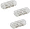 HALOTEC Pack 3 interruttore unipolari passo per lampada da tavolo colore trasparente design elegante | Facile da montare | 2A| 250 V | Accensione e spegnimento del bilanciere