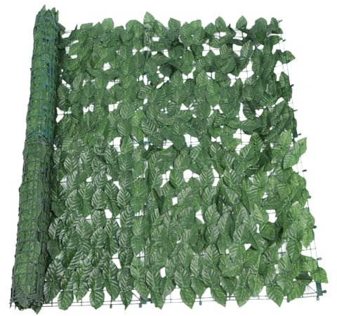 YDuupxe Haie de Fausses Plantes Artificielles de 3,3 X 9,8 Pieds, Clôture de Haie de Plantes Artificielles, Panneau de Dissipation de la Chaleur aux Couleurs Vives, Haie de Fausses