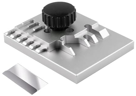 JOYABEST Photo Etch Bender for Model Tools – Metal Etching Sheet Bending Tool with 360° Adjustable Plate, DIY Hobby Accessory for Precise Z/U-Shaped Bends