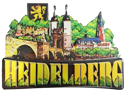 Souvenir Magnet Heidelberg 8,5 x 7 x 1 cm Kühlschrankmagnet Stadt Deko GCG 6206600
