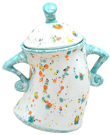 Hugsweet Lustige Vorratsdosen für die Küche, Kanister mit, kreativer Kanister mit, Teekanne, Küchen-Lebensmittelaufbewahrung für Zucker, Kaffee, Tee