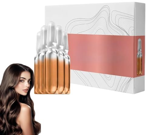 JLJKNC Ampollas para el Cuidado del Cabello Ampollas acondicionadoras sin Enjuague Loción para el Cuidado del Cabello dañado y seco