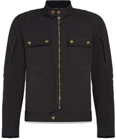 Belstaff Roberts impermeabile Giacca tessile moto, nero, M