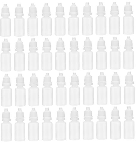 GANAZONO 60pièces Flacon Compte-gouttes Liquide Multi-usages Résistant Aux Chutes Imperméable Pour Huiles Légères Solvants Et Gouttes Ophtalmiques