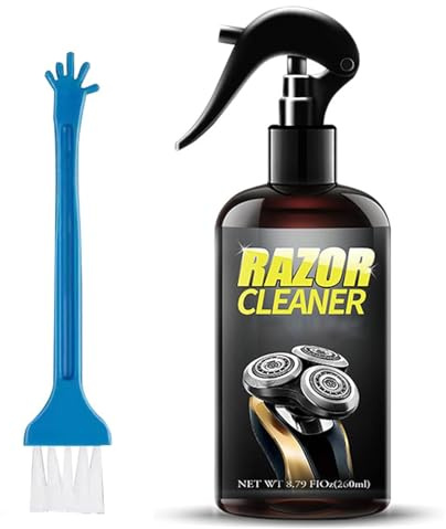 Spray detergente universale ed efficiente per rasoi elettrici, soluzione detergente per rasoi elettrici, elimina tagliati, lubrificante e previene la ruggine. (1pcs)