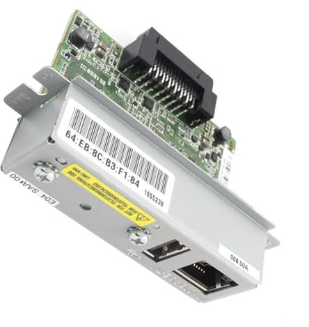 Eawfgtuw Modulo di interfaccia Ethernet Server di stampa Scheda di rete Fast Ethernet Server di stampa Ristorante Stampante Connettività Retail Point Of Sale Hardware Network Print Server