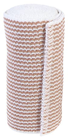 Cinta Spandex Repetible Elástica de Autoadhesiva Algodón Beige | Uso Deportivo al Aire Libre, Alta Elasticidad y Protección, Formato Vendaje para Mujeres y Hombres