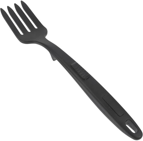 Zerodeko Tenedor Grande de Silicona para Cocinar Alimentos, Resistente al Desgaste, Fácil de Limpiar y Seguro, Adecuado para Familias y Hoteles