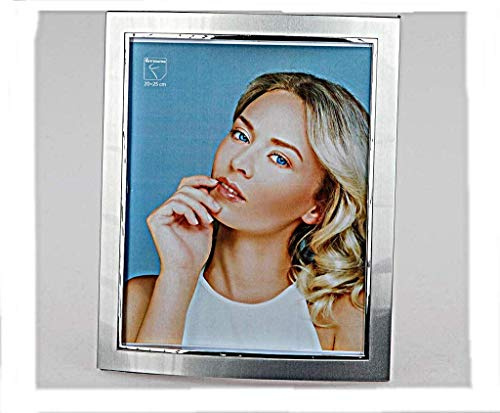 formano Bilderahmen, Fotorahmen Style für 20x25cm Silber matt + glänzend Metall