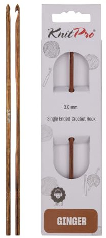 KnitPro Ginger Einfache Häkelnadel | 3,00 mm