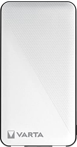 VARTA Power Bank Energy 5000 m mAh, Cable de Carga Incluido (1 x Entrada Micro - USB, 2 x Salidas USB A, 1 x Cone x ión USB Tipo C bidireccional, Carga rápida con hasta 15 vatios)