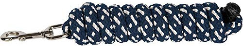 Harry's Horse Führstrick Anbindestrick Mounty 200 cm Teflon (navy-weiß-grau)