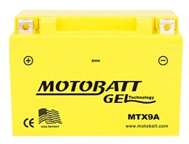 Motobatt Batteria MTX9A Gel Preattivata 12V 9Ah CCA 140