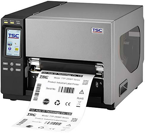 TSC TTP-384MT Drucker mit Abreißkante - 300 DPI - Thermodirekt, Thermotransfer - 219,5 mm max. Druckbreite, LAN, parallel, seriell (RS-232), USB, USB-Host Schnittstellen