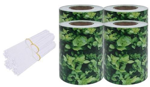 vidaXL 4X Sichtschutz Streifen Garten Zaunblende Zaunfolie Doppelstabmatten Sichtschutzstreifen Gartenzaun Folie Zaun Rolle Zaunfolie PVC 35x0,19m Grün