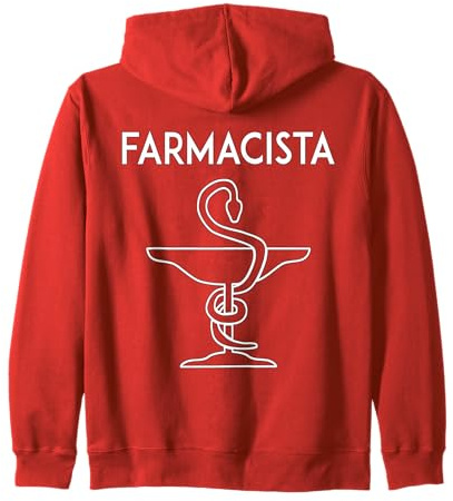 Operatore farmacista, per il personale sanitario in farmacia Felpa con Cappuccio