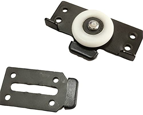 Lot de 4 roulettes pour porte coulissante de placard en bois pour porte de placard ou de grange
