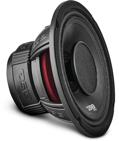 DS18 PRO-HY8.4B 8 Hybrid Mid-Range Car Audio Loudspeaker with 1 VC Built-in Compression Driver Horn, 500W Max 250W RMS 4 Ohms (1 Speaker)