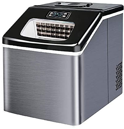 NCRD Ice Maker Machine for Countertop,55 lbs Ice Cube in 24H,24 Ice Cubes Ready in 12-20 Minutes